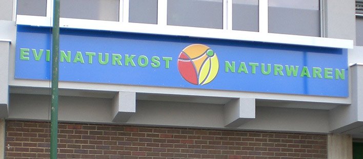 Außenaufnahme vom Geschäftslokal Logo