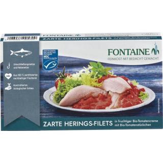 Heringsfilets in Bio Tomatencreme