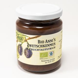 BIO Anni`s Zwetschkenmus Fruchtaufstrich