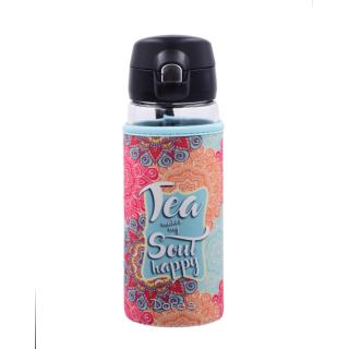 Glas Thermoflasche Tee