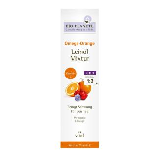 BIO Leinöl Mixtur Omega Orange