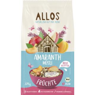 BIO Amaranth Müsli Früchte