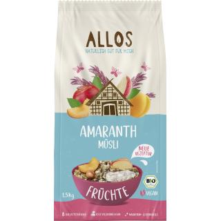 BIO Amaranth Müsli Früchte