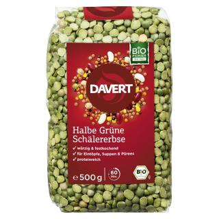 BIO Halbe Grüne Schälerbsen