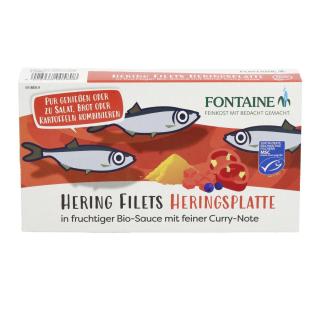 Heringsplatte mit Bio Gemüse