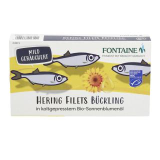 Zarte Bücklingsfilets in Bio Sonnenblumenöl