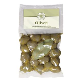 BIO Oliven grün mit Mandeln gefüllt